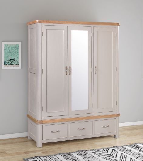 White painted online oak wardrobes